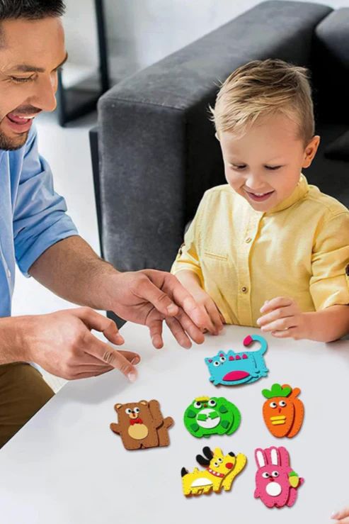 6'l Hayvanli Dikis Nakis Seti